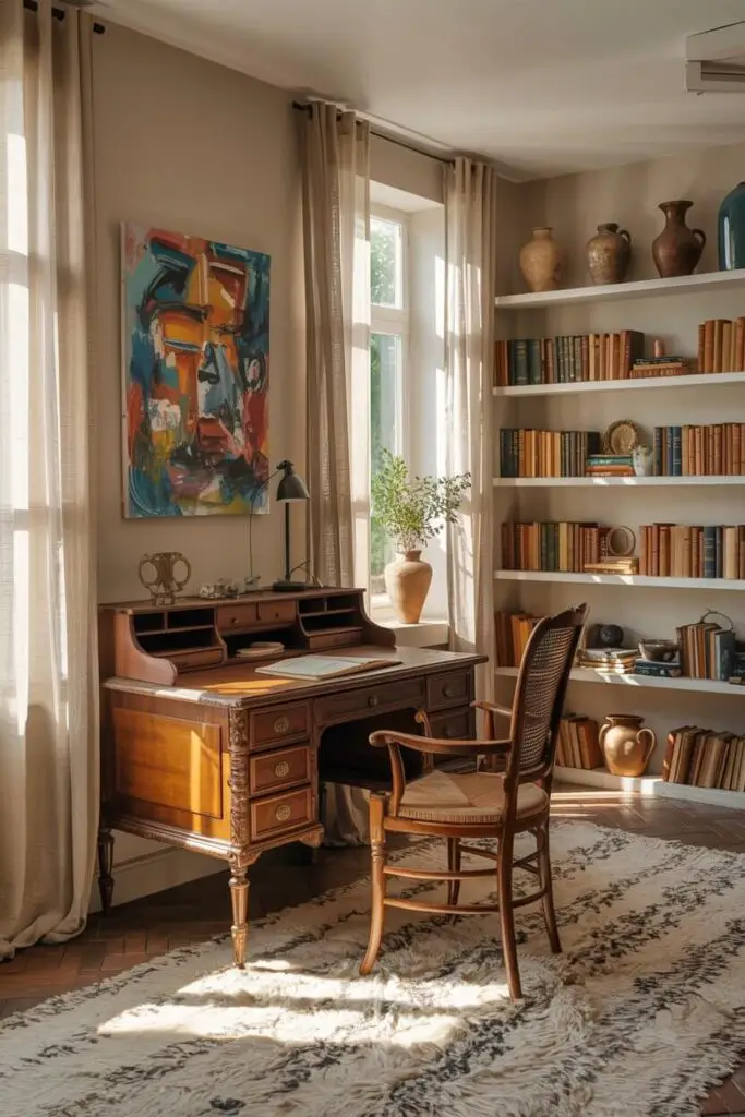 How to Combine Antique and Eclectic Home Decor: 13 Tips for a Space That Feels Collected 3 Balance Old with Bold