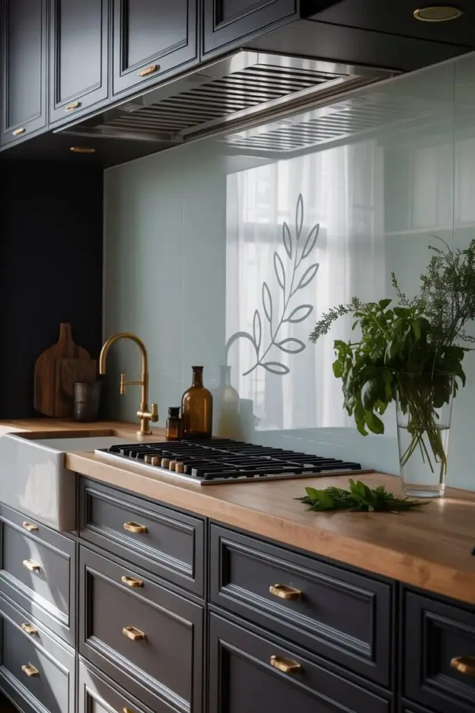 How to Design a Luxury Kitchen with a Bold Black and White Theme 11 Balance Warmth and Coolness