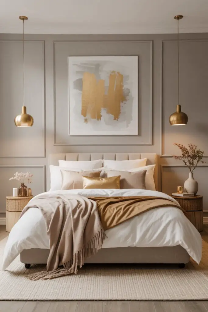 How to Incorporate Gold Accents in a Classy Bedroom: 13 Stunning Ways That Actually Work ✨ 13 Balance With Neutral Colors