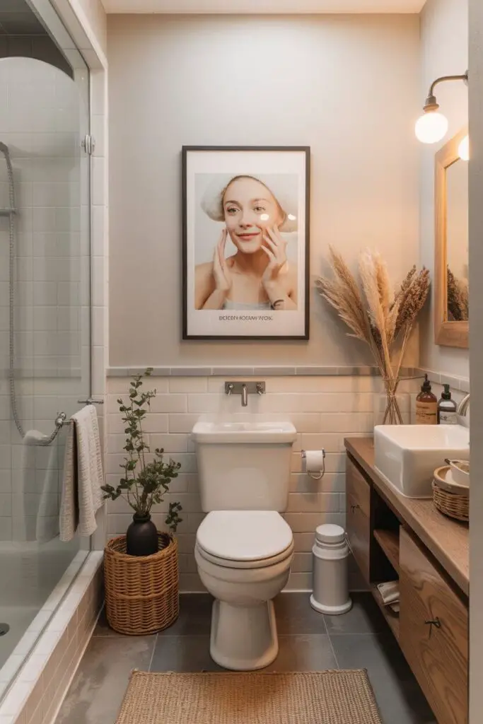 How to Incorporate Art in a Small Bathroom Design (Without Making It Feel Cluttered) 3 Best Types of Art for Small Bathrooms