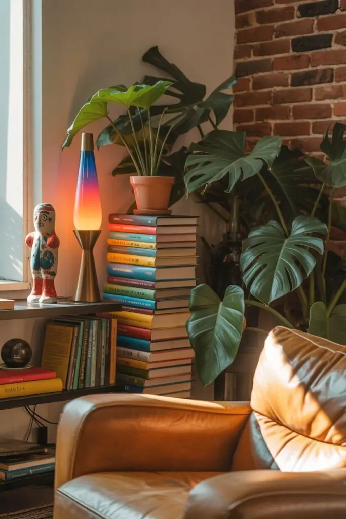 How to Create an Eclectic Home with Art and Furniture 14 Books, Plants, and Weird Finds