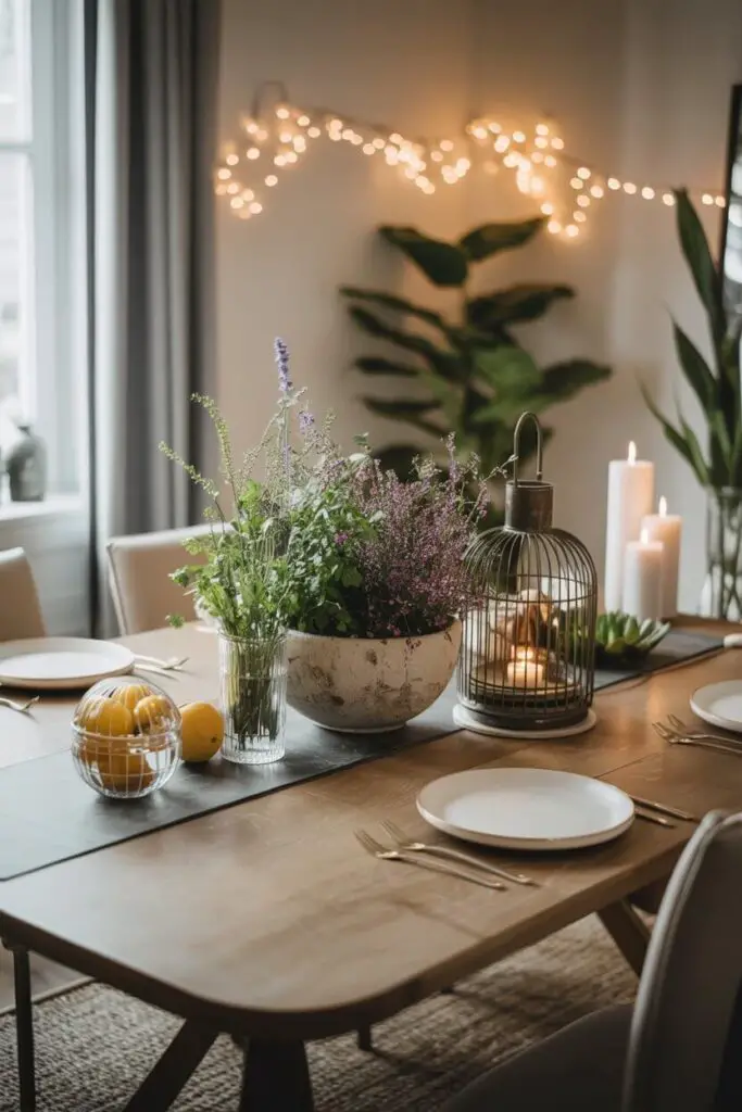 How to Decorate an Eclectic Dining Room Table: 13 Creative Ideas That Actually Work 5 Bring in Unexpected Centerpieces