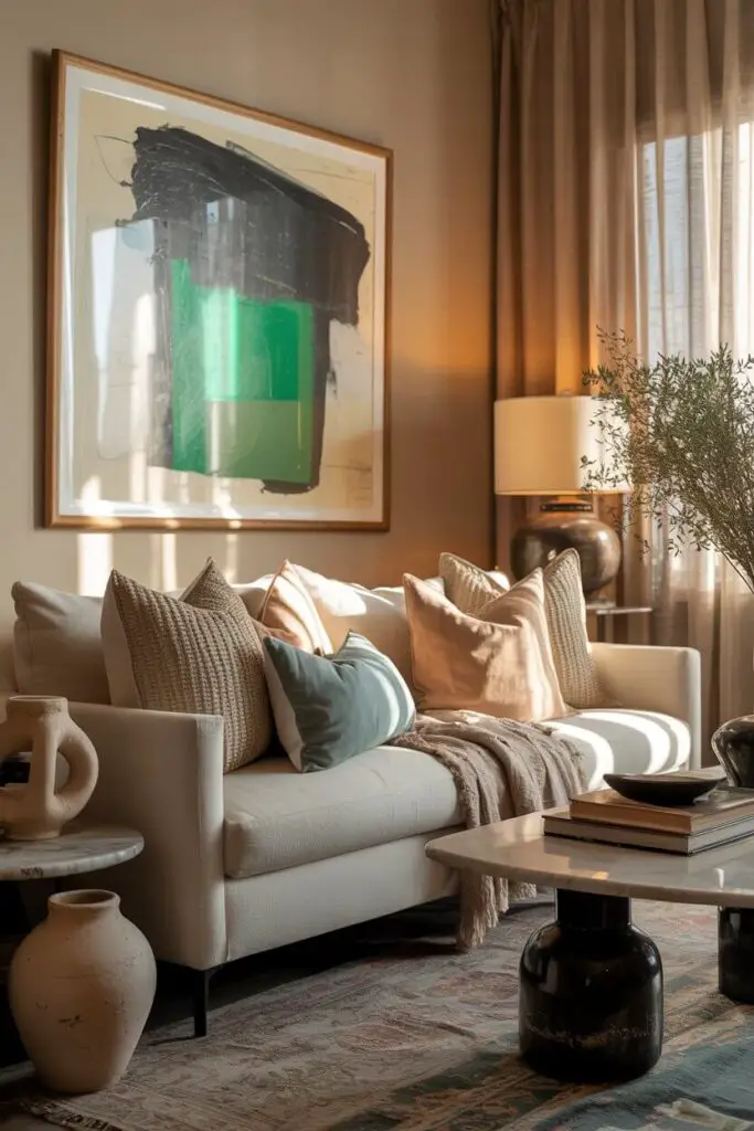 How to Create an Eclectic Home with Art and Furniture 2 Choose a Base Color Palette