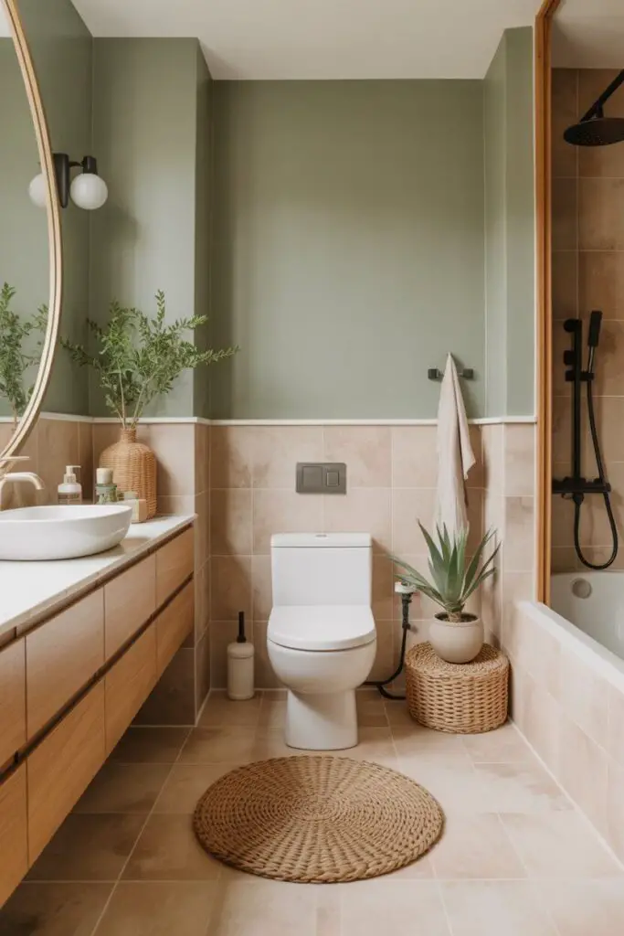 How to Create a Zen Atmosphere in a Small Bathroom (Your Daily Dose of Calm) 3 Choose a Tranquil Color Palette
