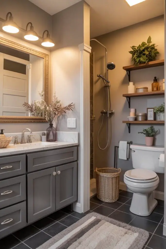 How to Do an Easy Bathroom Makeover (Without Losing Your Mind) 4 Consider Accent Walls