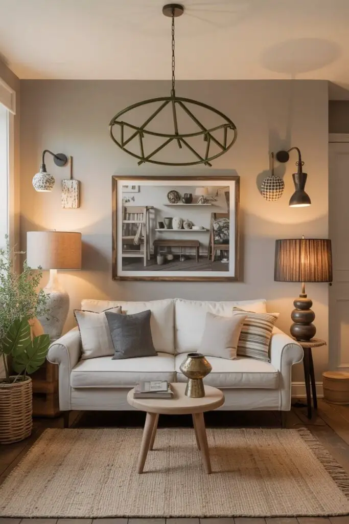 How to Decorate a Farmhouse with Eclectic Decor: 13 Ways to Nail the Look 7 Get Creative with Lighting