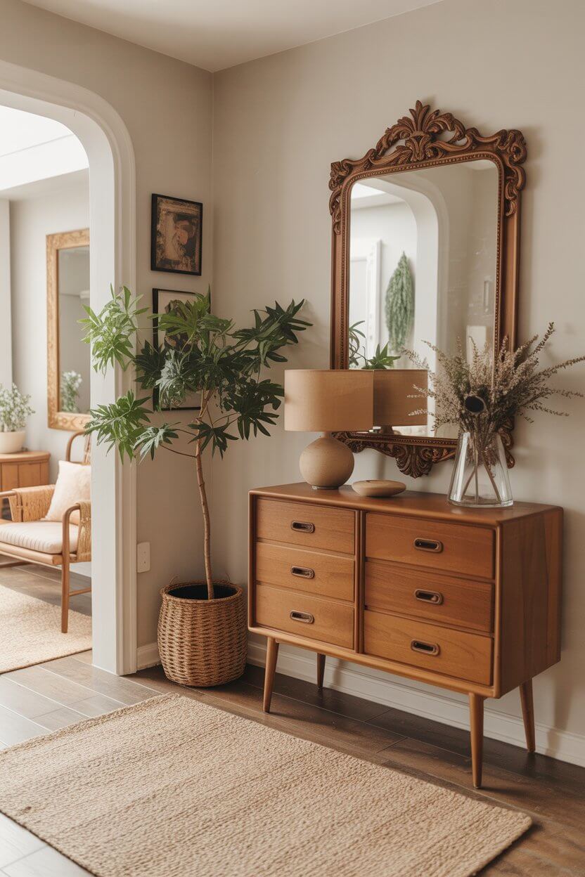 How to Decorate with Vintage Entryway Furniture: A Guide to Adding ...