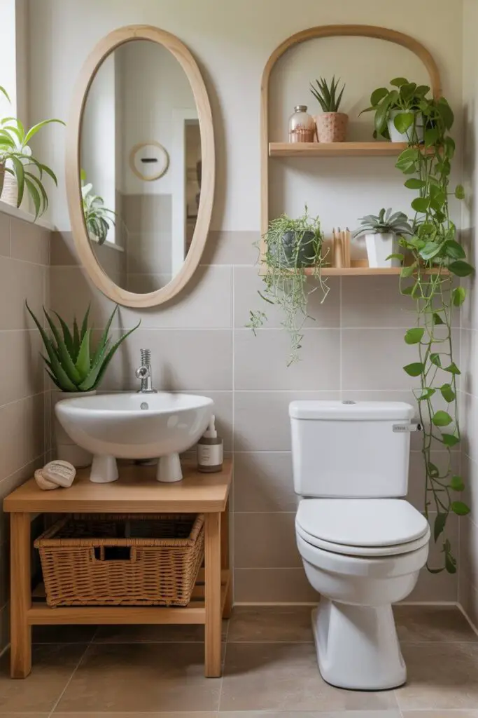 How to Add a Modern Twist to a Small Bathroom (Without Making It Feel Like a Shoebox) 14 Go Green (Literally & Figuratively)