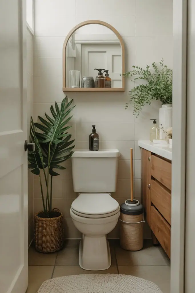 How to Make a Small Bathroom Look Clean and Organized 14 Hide the Ugly Stuff