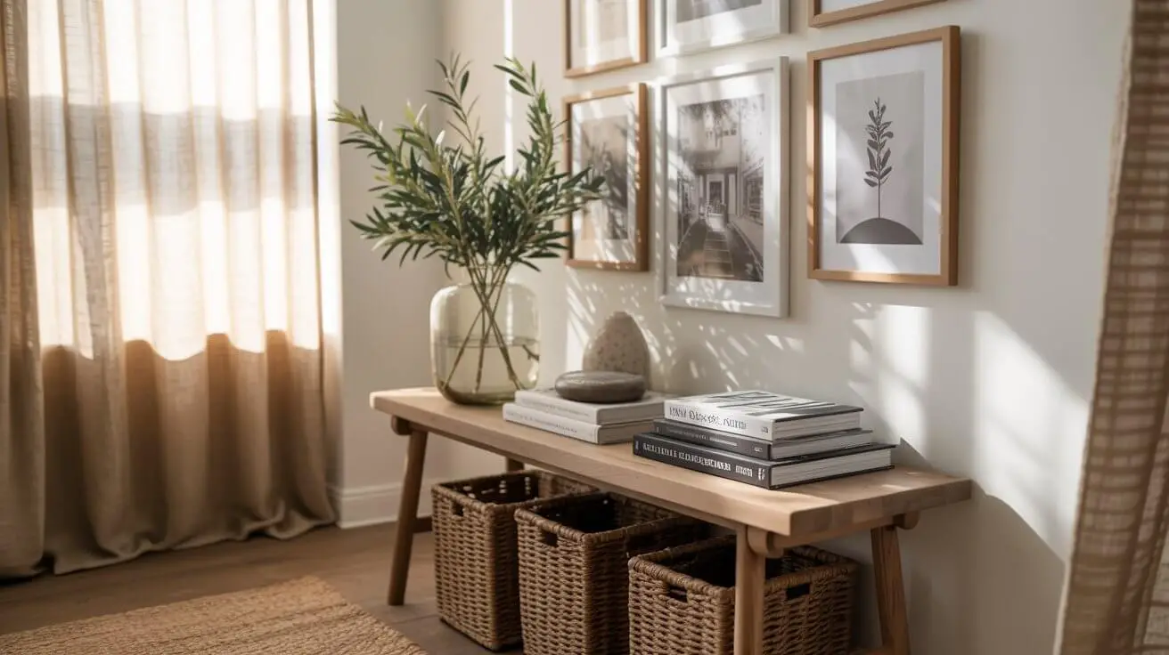 How to Arrange Narrow Entryway Furnitures