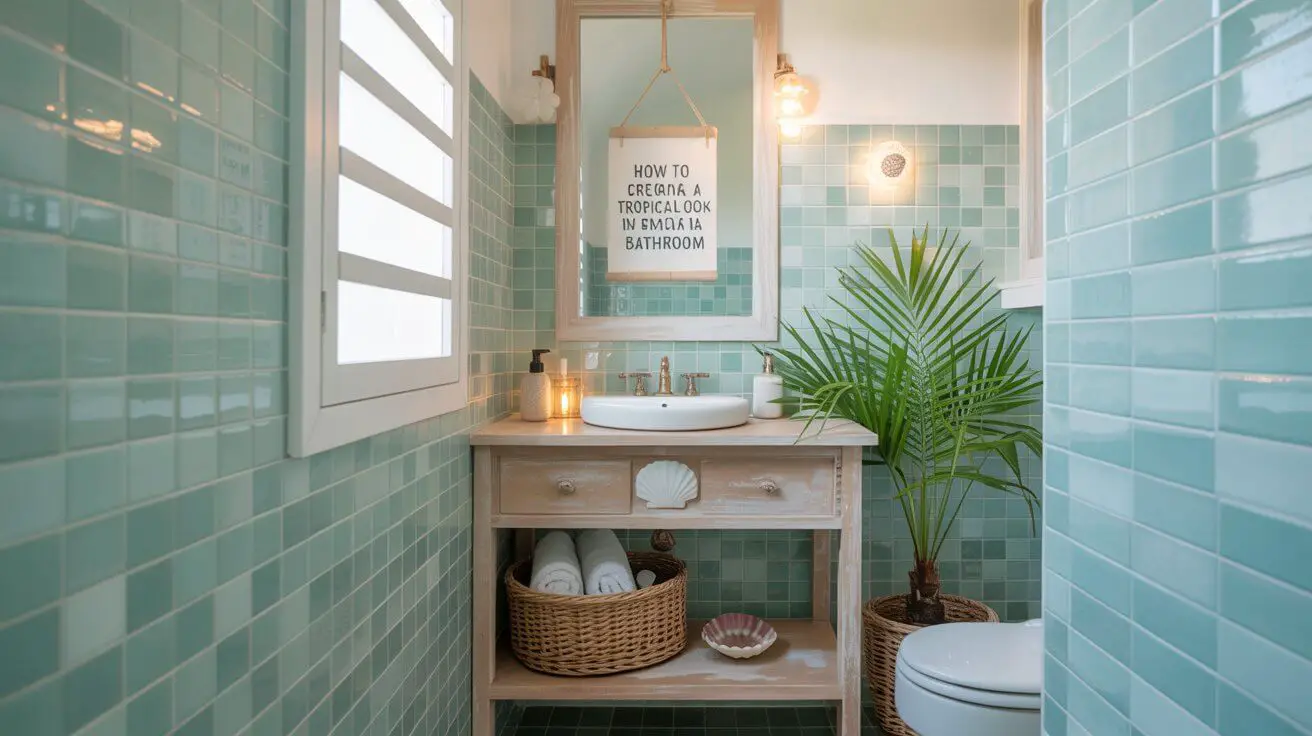 How to Create a Tropical Look in a Small Bathroom