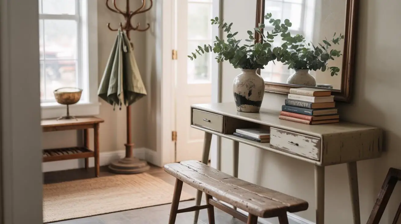 How to Decorate with Vintage Entryway Furniture