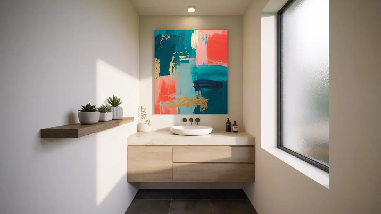 How to Incorporate Art in a Small Bathroom Design