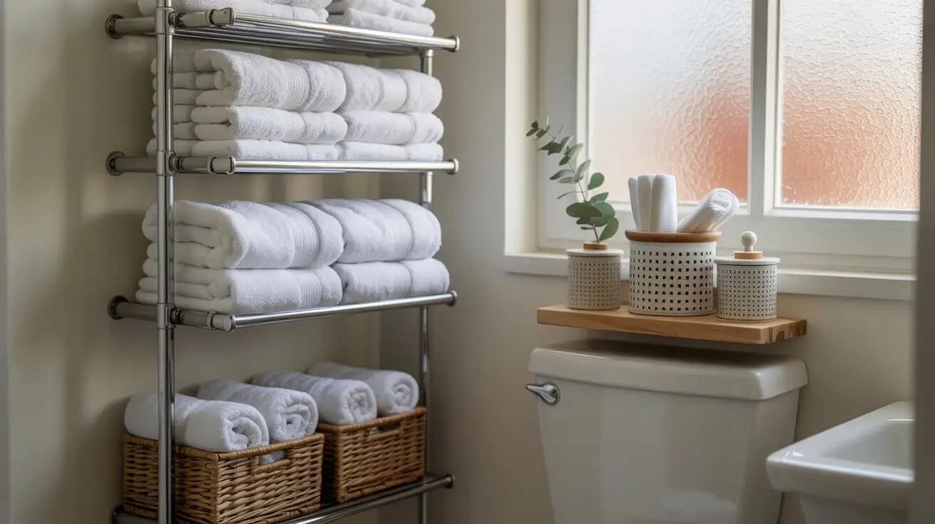 How to Organize Towels in a Small Bathroom