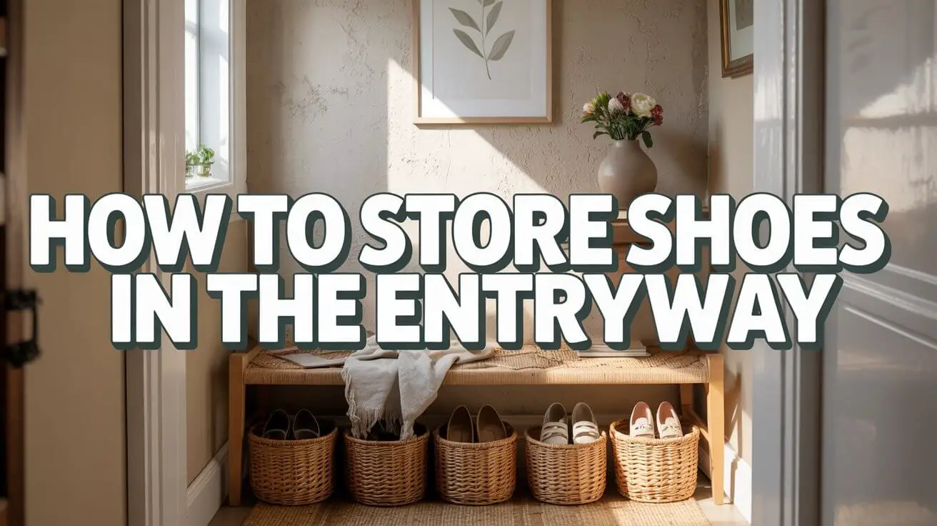How to Store Shoes in the Entryway