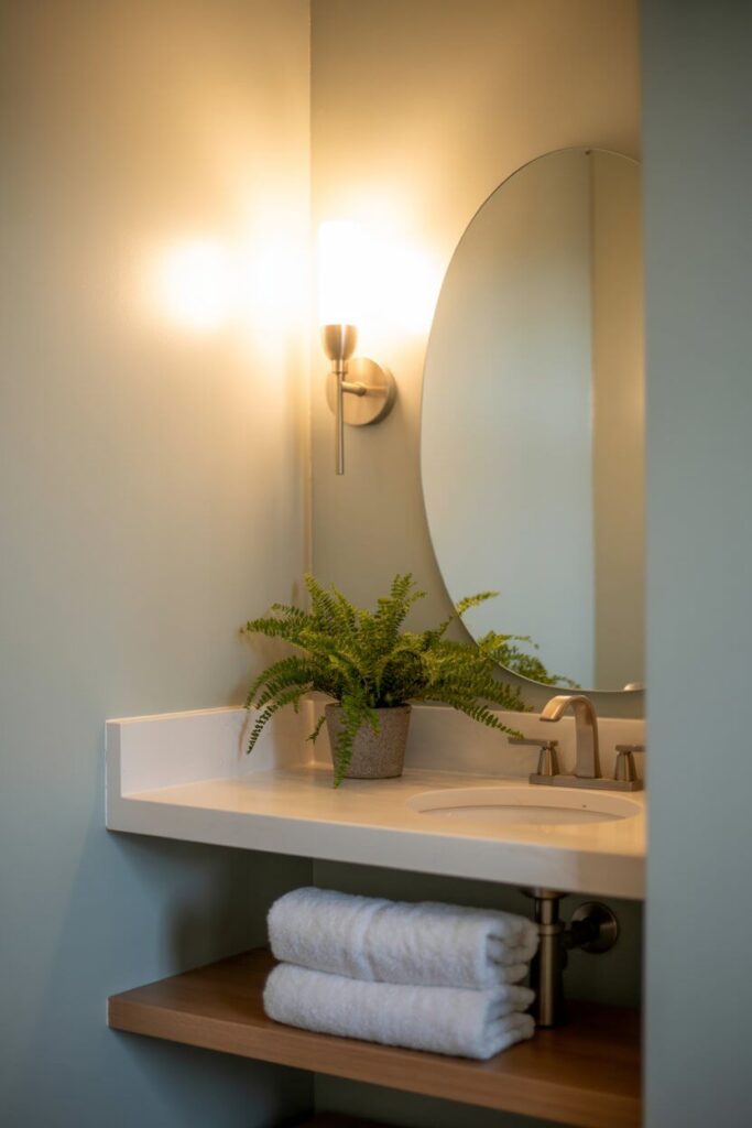 How to Do an Easy Bathroom Makeover (Without Losing Your Mind) 7 Install New Light Fixtures