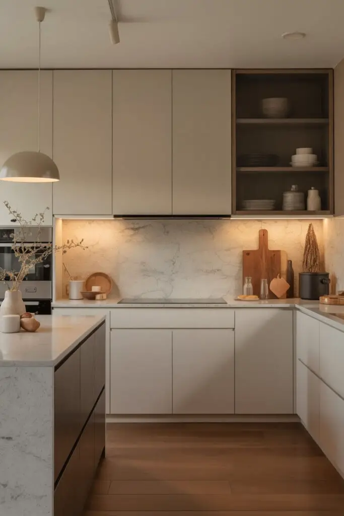 How to Create a Timeless Modern Luxury Kitchen (That Still Feels Warm and Inviting) 3 Keep Lines Clean but Not Sterile