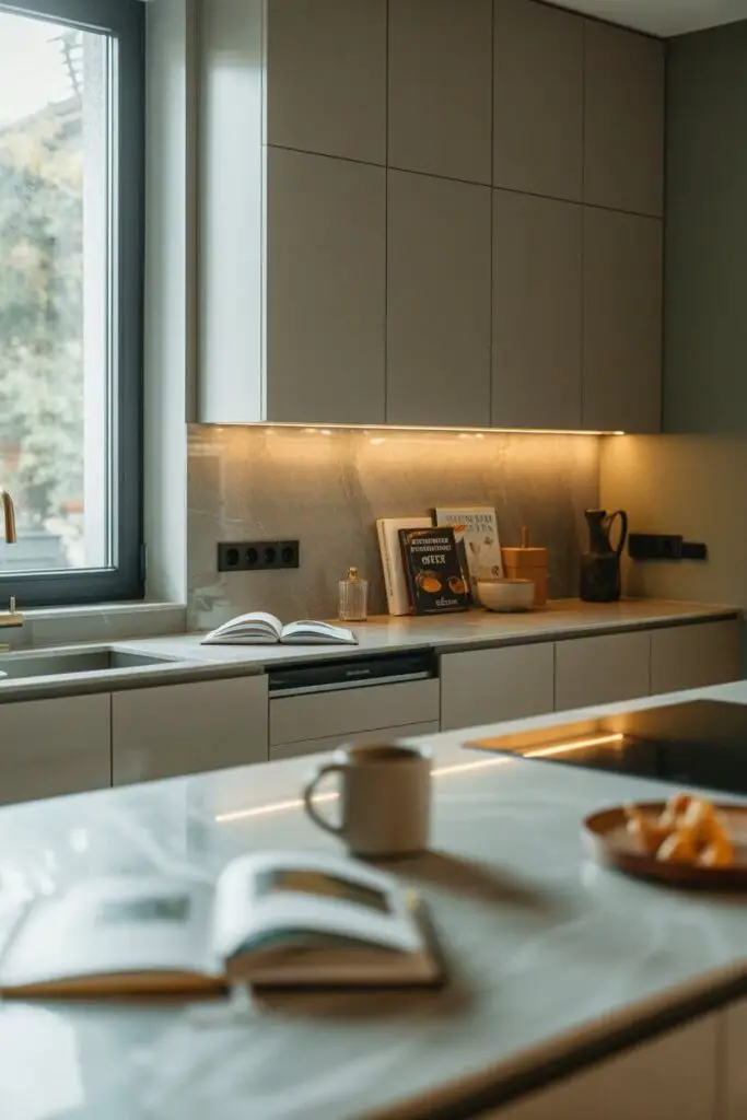 How to Create a Timeless Modern Luxury Kitchen (That Still Feels Warm and Inviting) 12 Keep Tech Smart but Subtle