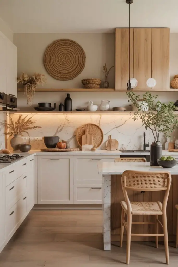 How to Incorporate Natural Textures in a Luxury Modern Kitchen 11 Keep the Modern Balance