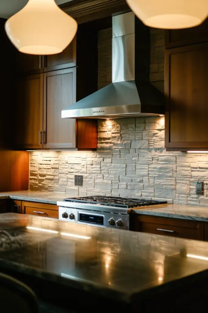 How to Incorporate Natural Textures in a Luxury Modern Kitchen 12 Light It for Drama