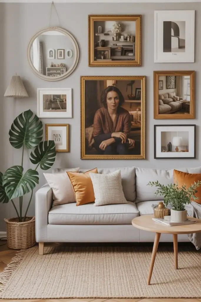 How to Design an Eclectic Living Room: 13 Ideas to Nail That “Effortless” Style 7 Make Art the Glue