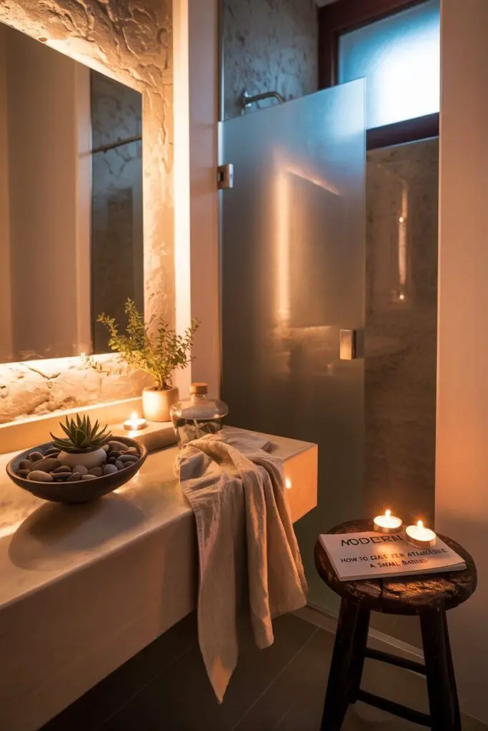 How to Create a Zen Atmosphere in a Small Bathroom (Your Daily Dose of Calm) 5 Master Lighting (It’s Everything)