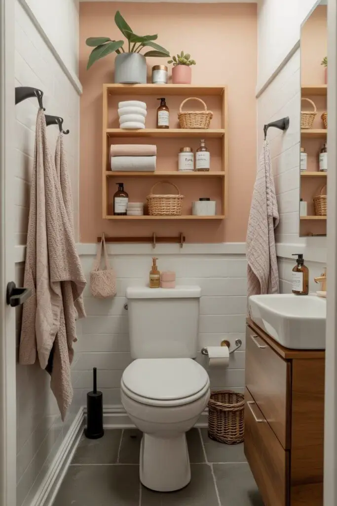 How to Make a Small Bathroom Look Clean and Organized 2 Master the Art of Vertical Storage
