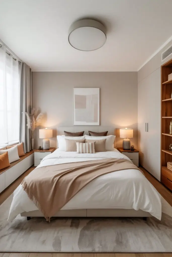 How to Make Your Small Bedroom Look Classy Without Breaking the Bank 1 Maximize the Light with Neutral Colors