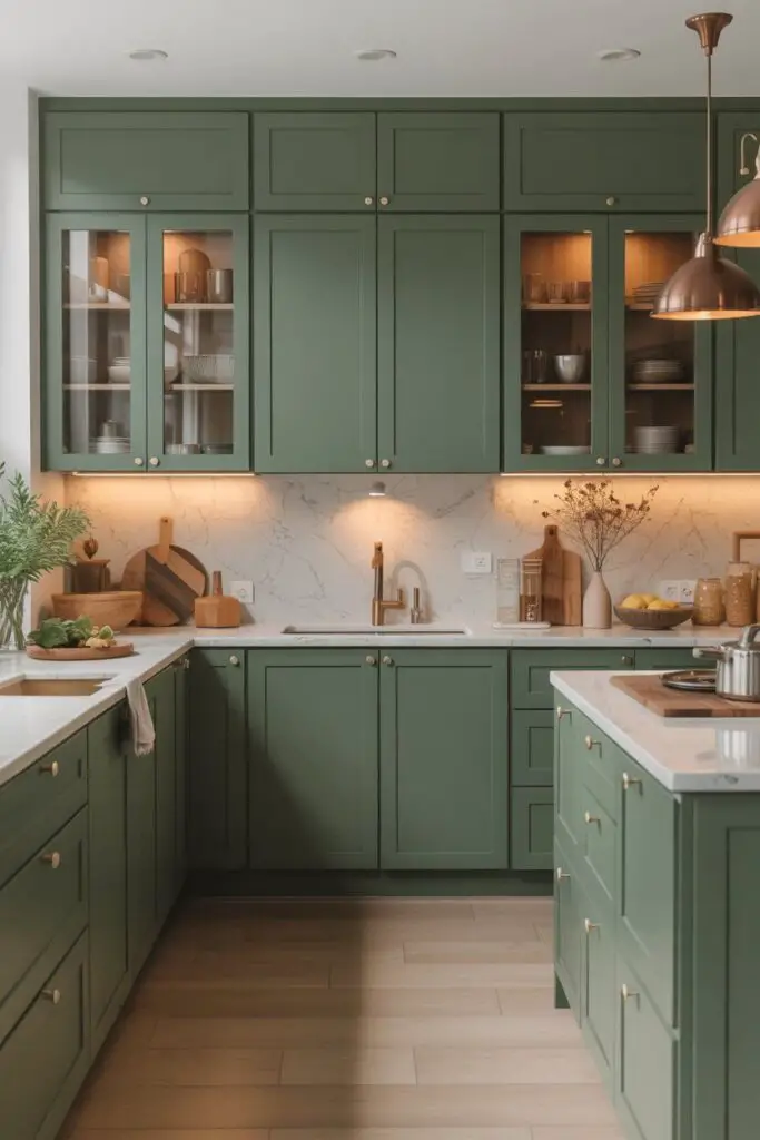 How to Design a Luxury Kitchen with a Bold Color Scheme 6 Mind the Lighting (It Changes Everything)
