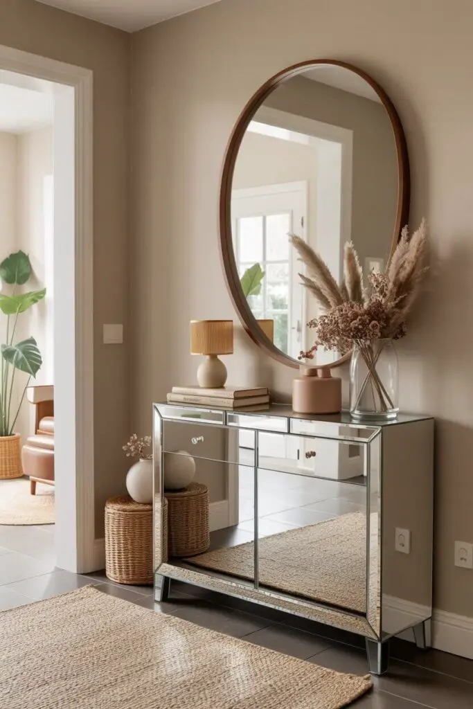 Mirrored Furniture Double the Function, Double the Style