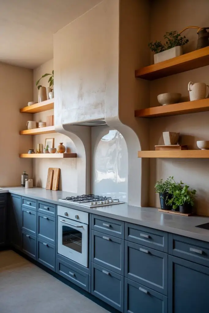 How to Design a Luxury Kitchen with a Bold Color Scheme 12 Mix Materials for Depth