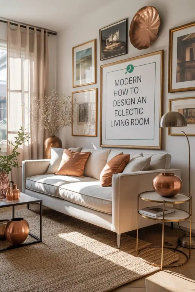 How to Design an Eclectic Living Room: 13 Ideas to Nail That “Effortless” Style 8 Mix Metals (Without Regret)