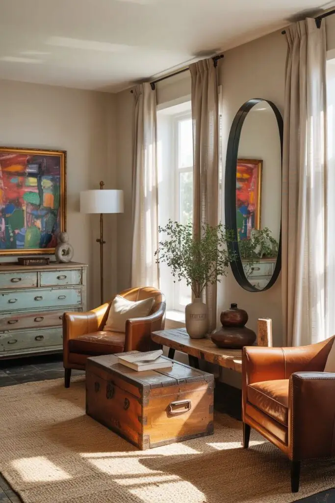 How to Decorate a Farmhouse with Eclectic Decor: 13 Ways to Nail the Look 6 Mix Old and New Pieces