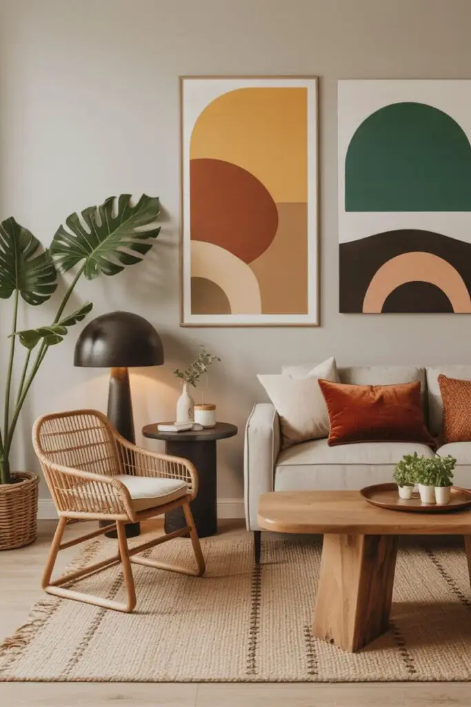 How to Create an Eclectic Home with Art and Furniture 9 Mix Textures