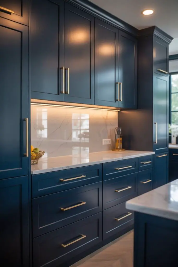 How to Design a Luxury Kitchen with a Bold Color Scheme 3 Pair Bold Color with Luxury Finishes
