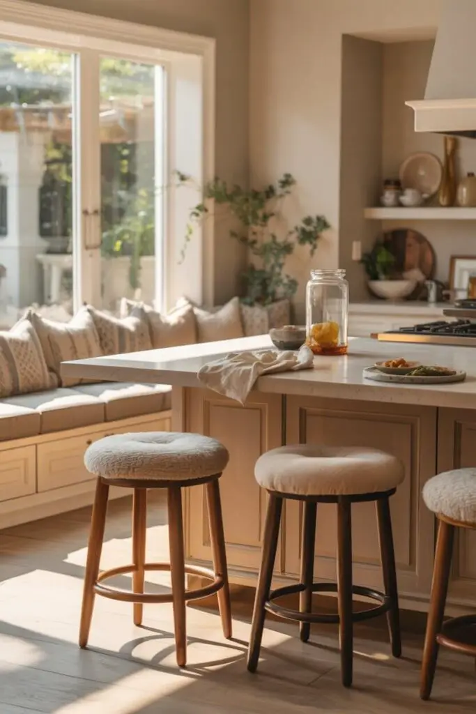How to Create a Timeless Modern Luxury Kitchen (That Still Feels Warm and Inviting) 11 Plan for Seating That Invites People In