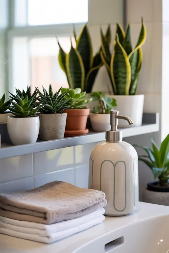 How to Do an Easy Bathroom Makeover (Without Losing Your Mind) 11 Plants and Decorative Items