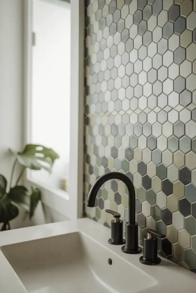 How to Add a Modern Twist to a Small Bathroom (Without Making It Feel Like a Shoebox) 6 Play with Bold Accents (Strategically)