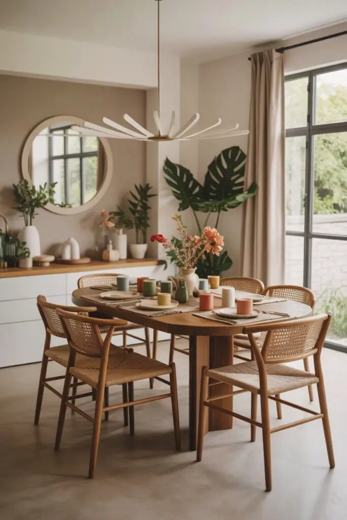 How to Decorate an Eclectic Dining Room Table: 13 Creative Ideas That Actually Work 8 Play with Color — But Have a Plan