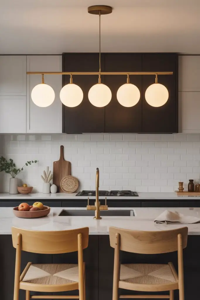 How to Design a Luxury Kitchen with Bold Lighting (That Doesn’t Feel Like a Stage Set) 7 Play with Shape and Form
