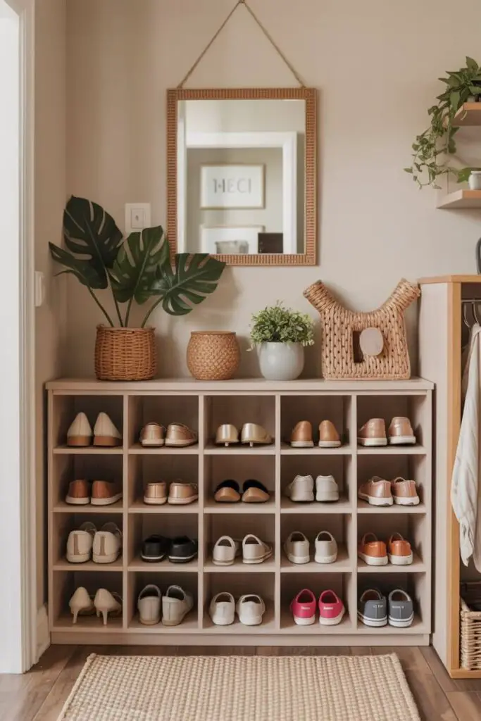 Shoe Storage Cubbies