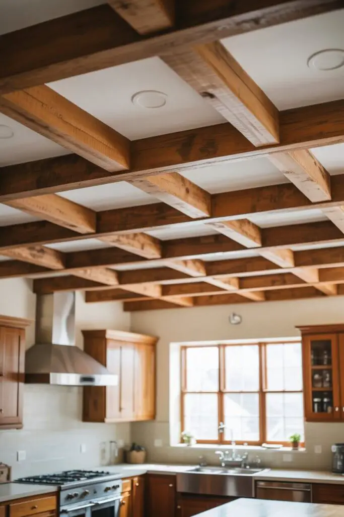 How to Design a Luxury Kitchen with a Modern Farmhouse Style: 13 Must‑Have Elements 3 Show Off Those Beams (or Fake Them)