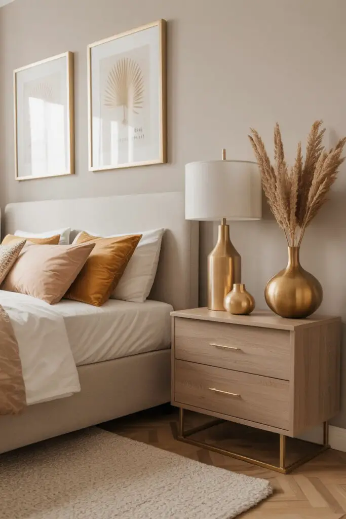 How to Incorporate Gold Accents in a Classy Bedroom: 13 Stunning Ways That Actually Work ✨ 1 Start Small With Metallic Accessories