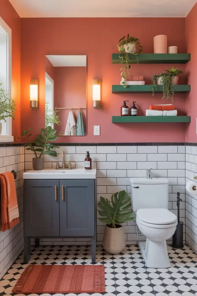 How to Add a Pop of Color to a Small Bathroom (Without Overwhelming the Space) 2 Step 1 Pick Your Color Strategy