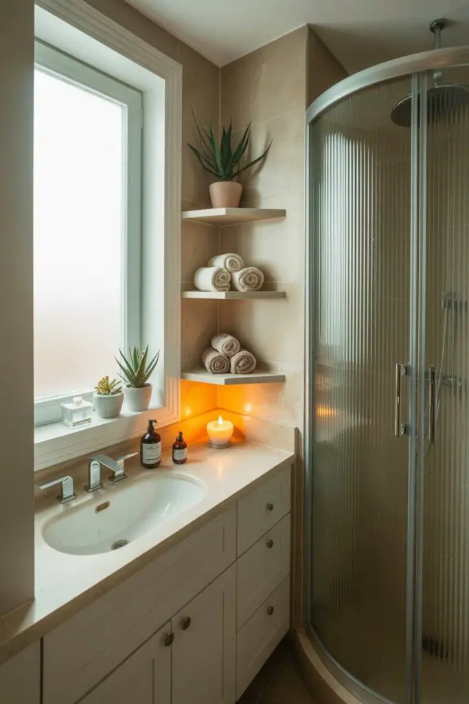 How to Arrange Furniture in a Small Bathroom (Without Losing Your Mind or Elbow Room) 8 Step Eight Use Corners Like a Pro