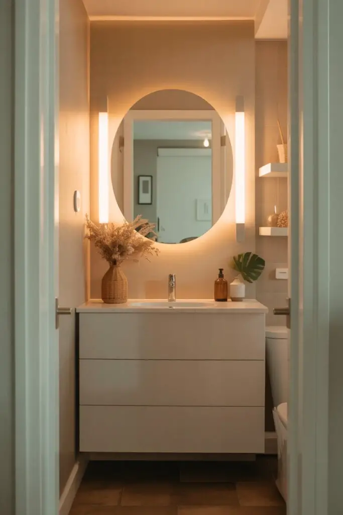 How to Arrange Furniture in a Small Bathroom (Without Losing Your Mind or Elbow Room) 11 Step Eleven Mirror, Mirror on the Wall