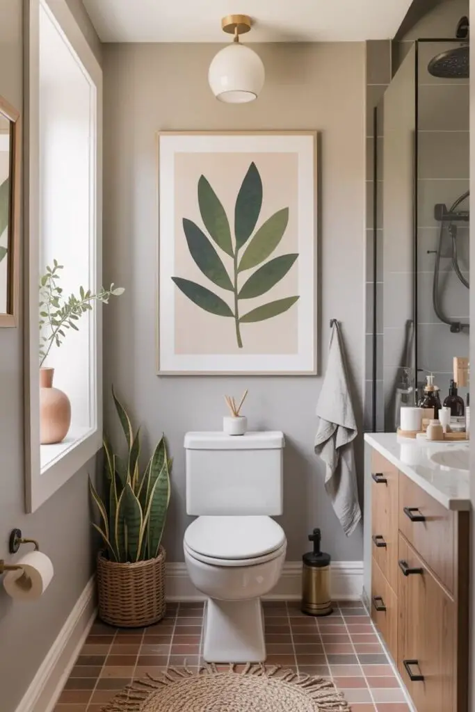 How to Incorporate Art in a Small Bathroom Design (Without Making It Feel Cluttered) 2 The Mindset Less Wall, More Impact