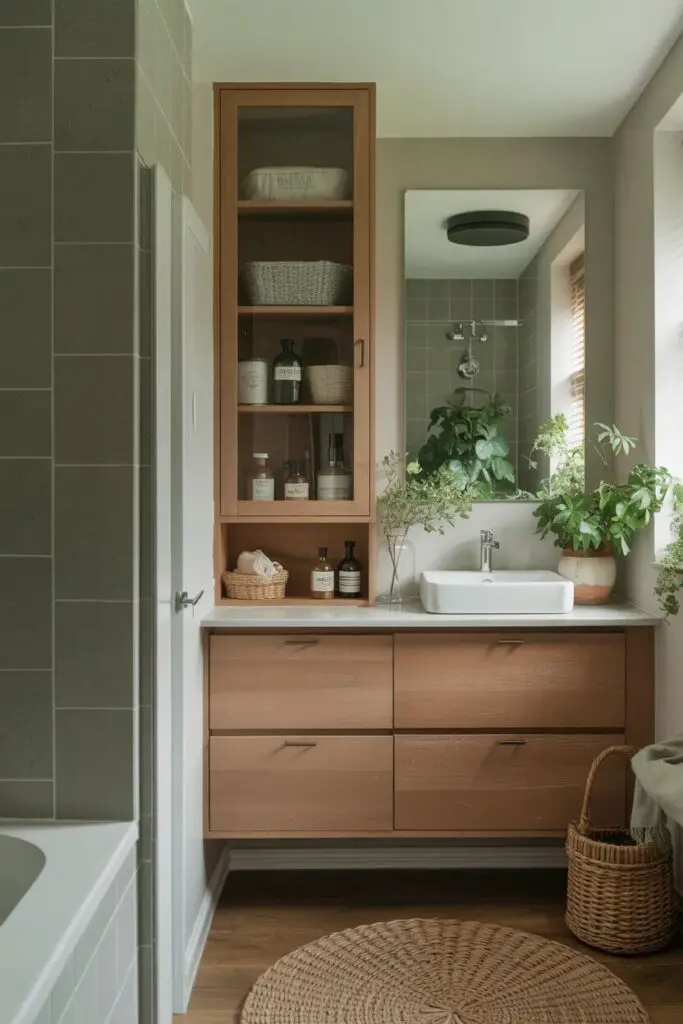 Use Glass and Open Storage Wisely
