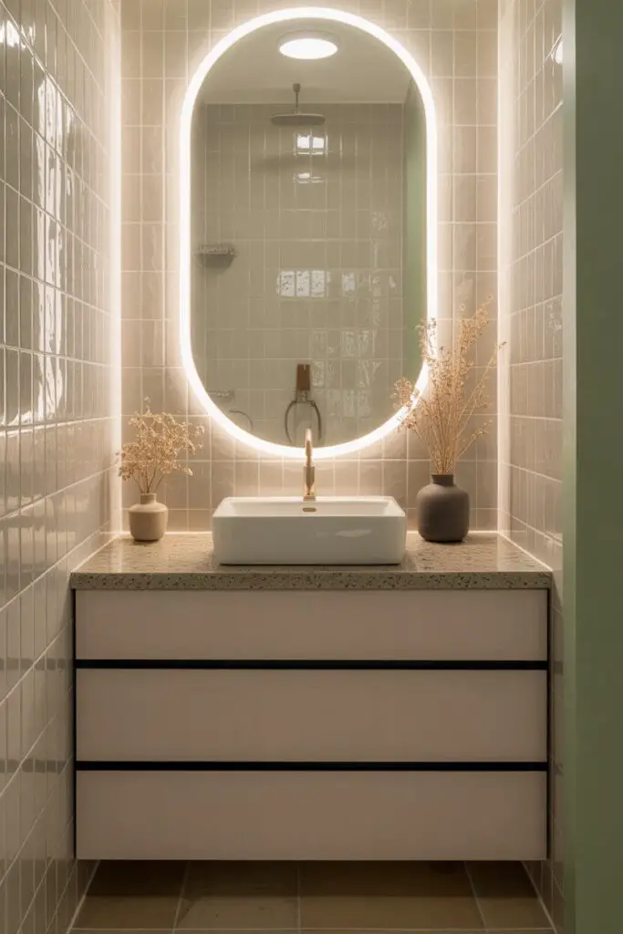 Use Glossy and Light-Reflective Materials