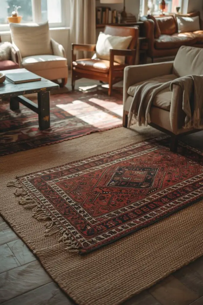 How to Mix and Match Eclectic Furniture in a Room (Without It Looking Like a Yard Sale) 11 Use Rugs to Define Zones